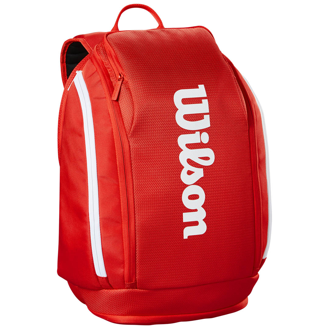 Wilson Super Tour 2025 red padel backpack