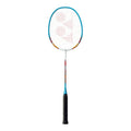 Yonex Muscle Power 5 LT badminton racket, white and turquoise